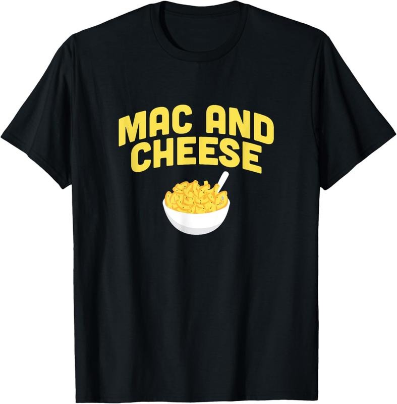 100% Cotton Cheese macaroni Cheese Lover Shirt Gift T-Shirt