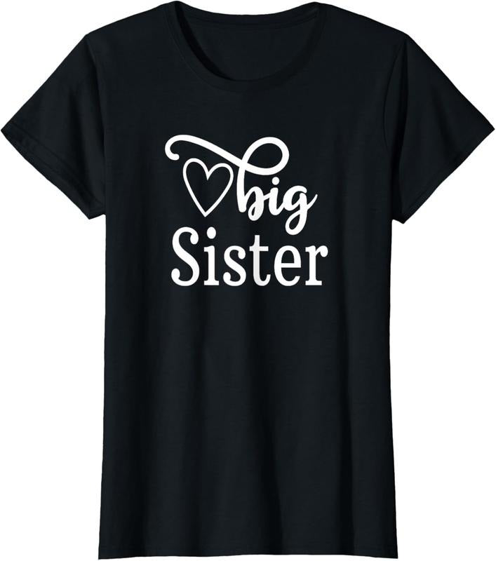 100% Cotton Cute Big Sister T-Shirt
