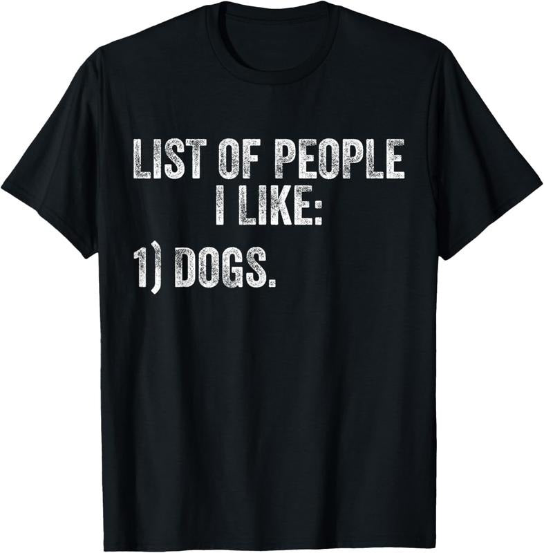 100% Cotton Funny Pet Lover Distressed T-Shirt