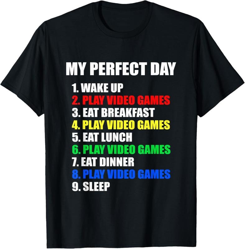 100% Cotton GIFT IDEA: The Perfect Gaming Day Suprise for Gamers T-Shirt