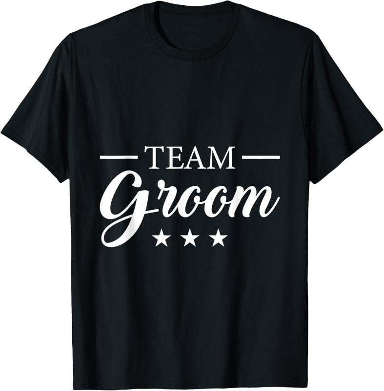 100% Cotton Grooms Bachelor Crew Party Squad Team Groom T-Shirt