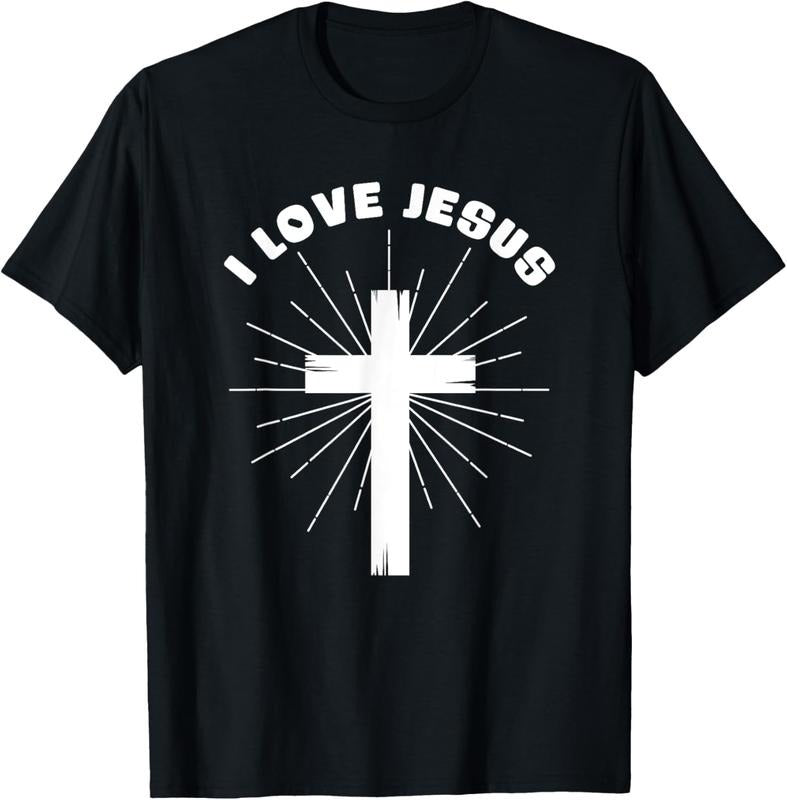 100% Cotton I Love Jesus T-Shirt