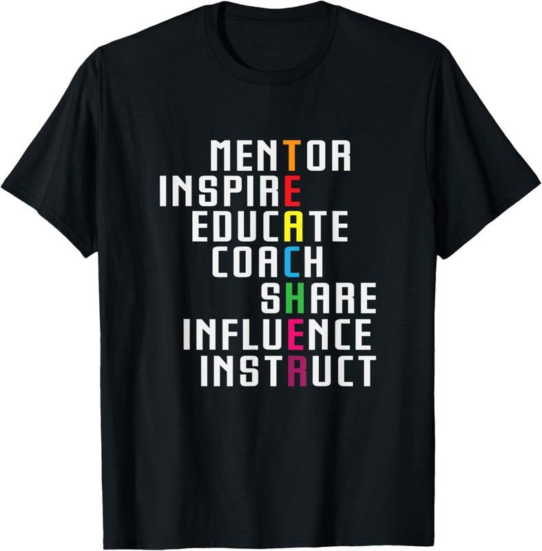 100% Cotton Teacher Inspirational Educator Favorite School Teacher T-Shirt