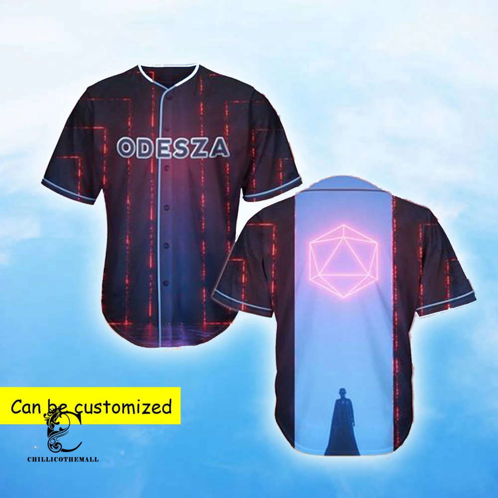 Custom Odesza Baseball Jersey: Personalized Digital Rave EDM Gear - Aopprinter T-Shirts, Hoodie, Sweatshirt (Image 2)