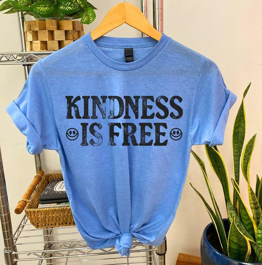 #175 - Kindness is Free - Print Unisex Crew neck Tee T-shirt