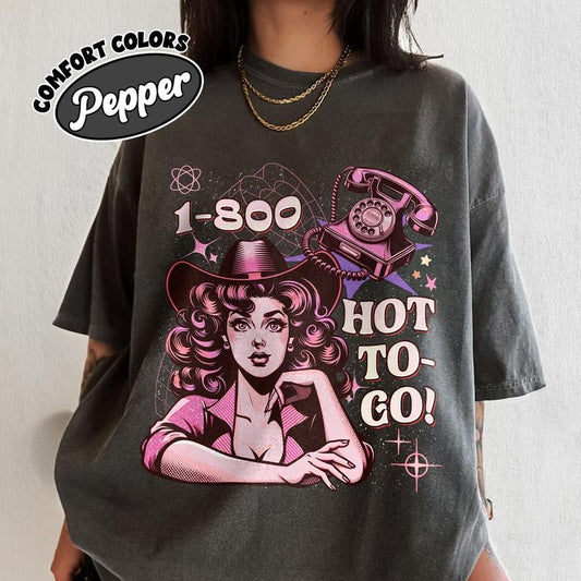 1800 Hot To Go Comfort Colors Shirt, Sapphic Lesbian Shirts, Pink Pony Club Shirt, Chappell Concert Shirt Womenswear