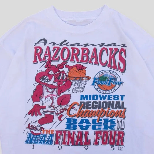 1995 Final Four Arkansas Razorbacks Rare Regional 1995 Vintage T-Shirt, Sweatshirt, Hoodie Classic Cotton