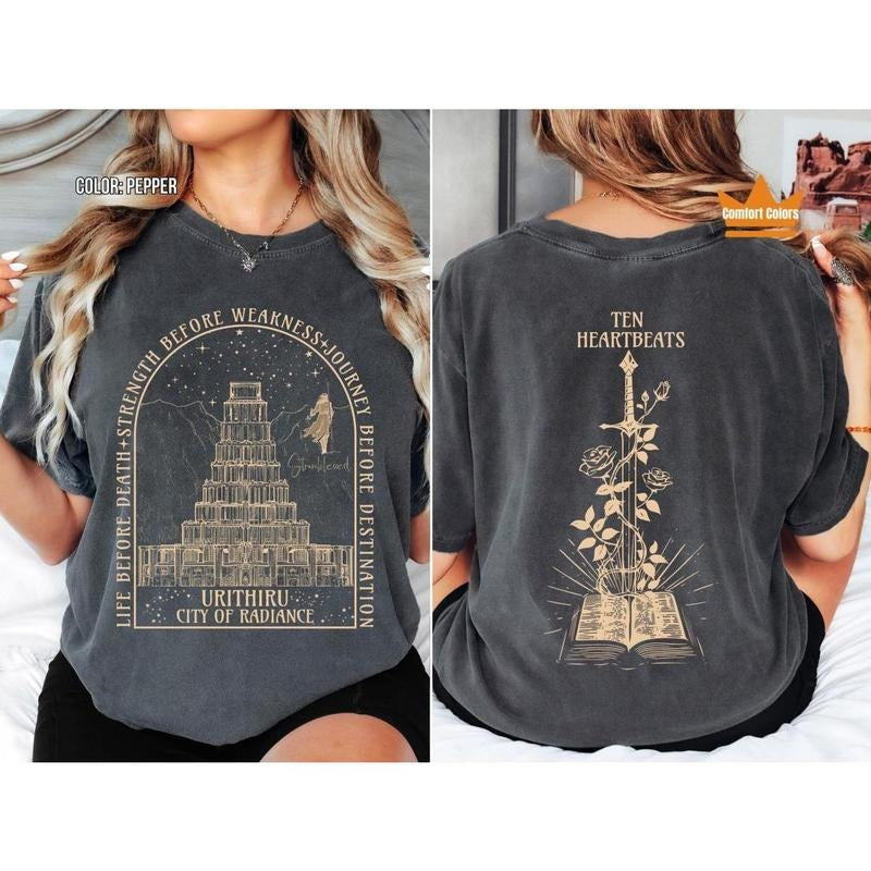 2 Side, Stormlight Archive Shirt, Urithiru City Of Radiance Shirt, Cosmere Shirt, Wind and Truth Shirt, Brandon Sanderson Fan