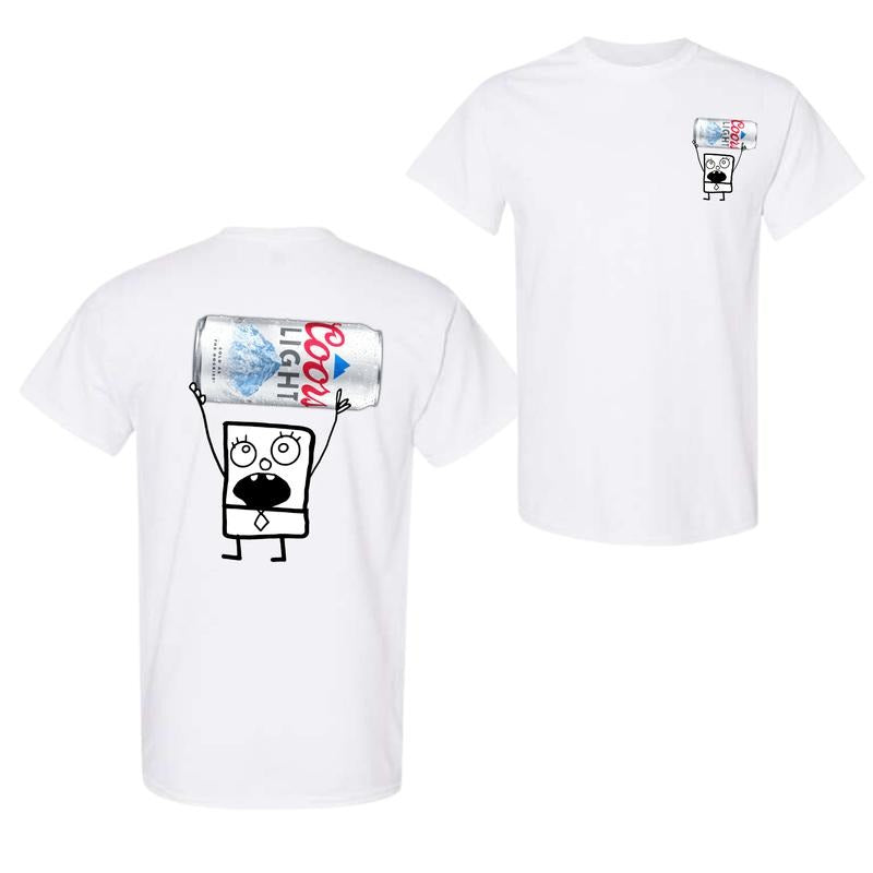 2 Sided T-Shirt, Funny Drinking T-Shirt, Summer T-Shirt, For Men, For Women, Trendy Shirt