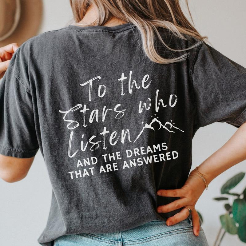 2 Slide Design, ACOTAR T-Shirt Velaris Shirt Acotar Merch Sarah J Maas SJM Universe Acotar Gifts Rhysand Bookish Merch Feyre Booktok Merch