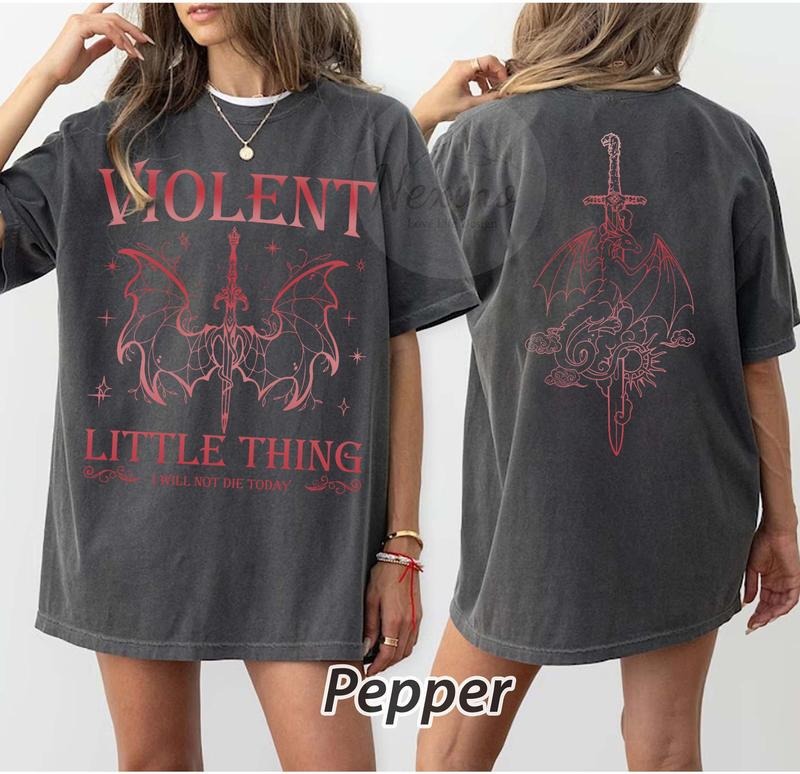 2 slides, Violet Apothecary T-Shirt, Basgiath War College Merch, Fourth Wing Shirts, Riders Quadrant, Bookish Tee, Gift For Book Lover