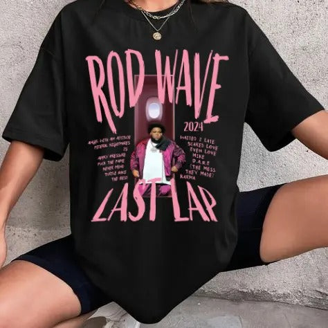 2024 Rd Wave Tour T-Shirt and Sweatshirt for Hip-Hop Fans with Cool Graphics