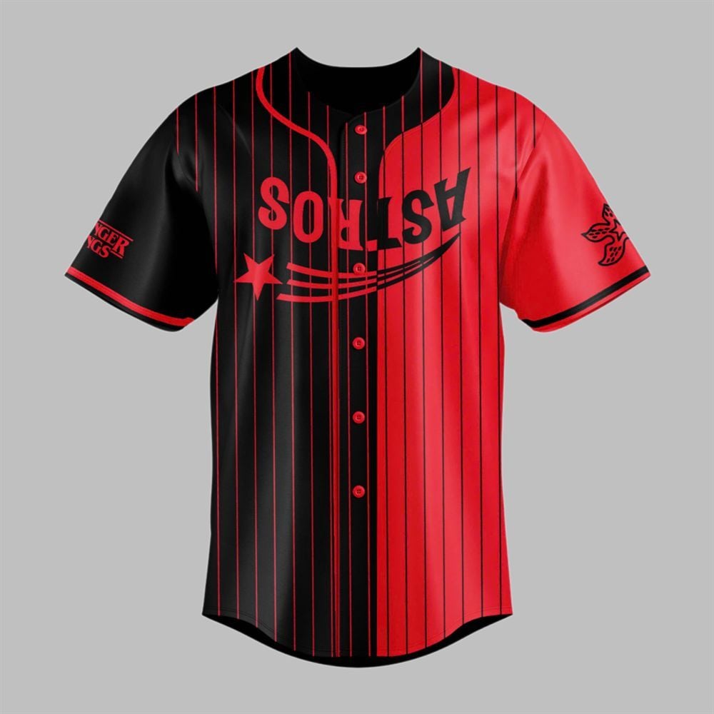 2025 Astros Stranger Things Baseball Jersey - Grishko.com