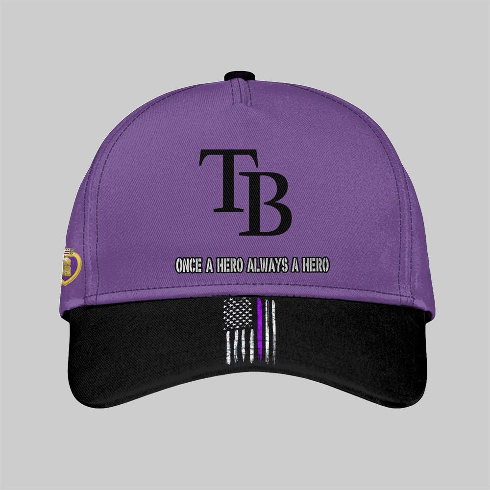 2025 Bay Rays National Purple Heart Day Jersey - Grishko.com