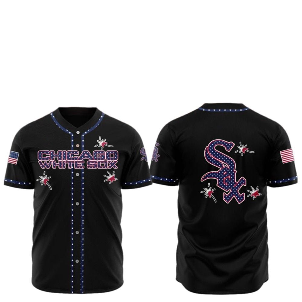 2025 Chicago White Sox Happy Independence Day Baseball Jersey - Grishko.com