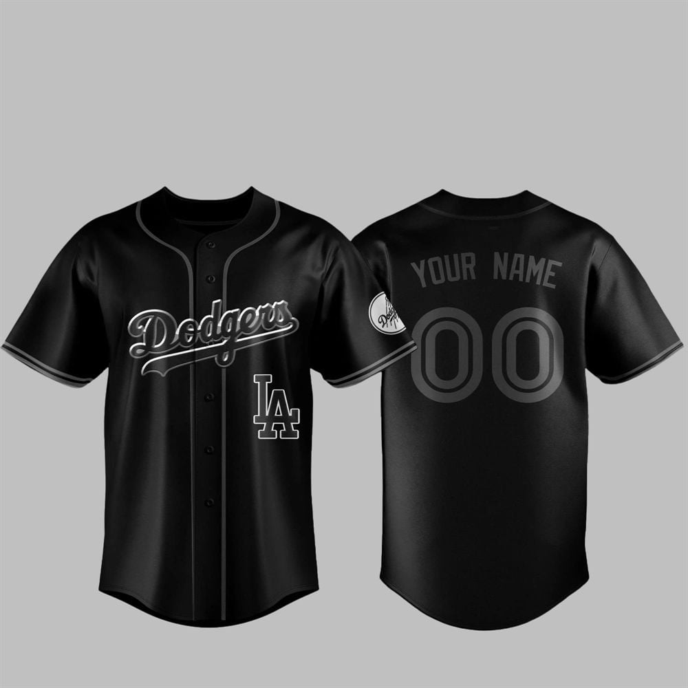 2025 Dodgers Back In Black Jersey - Grishko.com