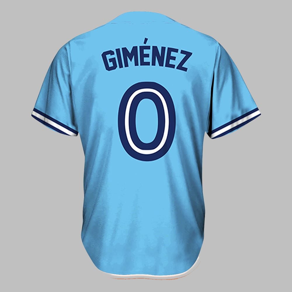 2025 Jays Andres Gimenez New Blue Jersey Giveaway - Grishko.com