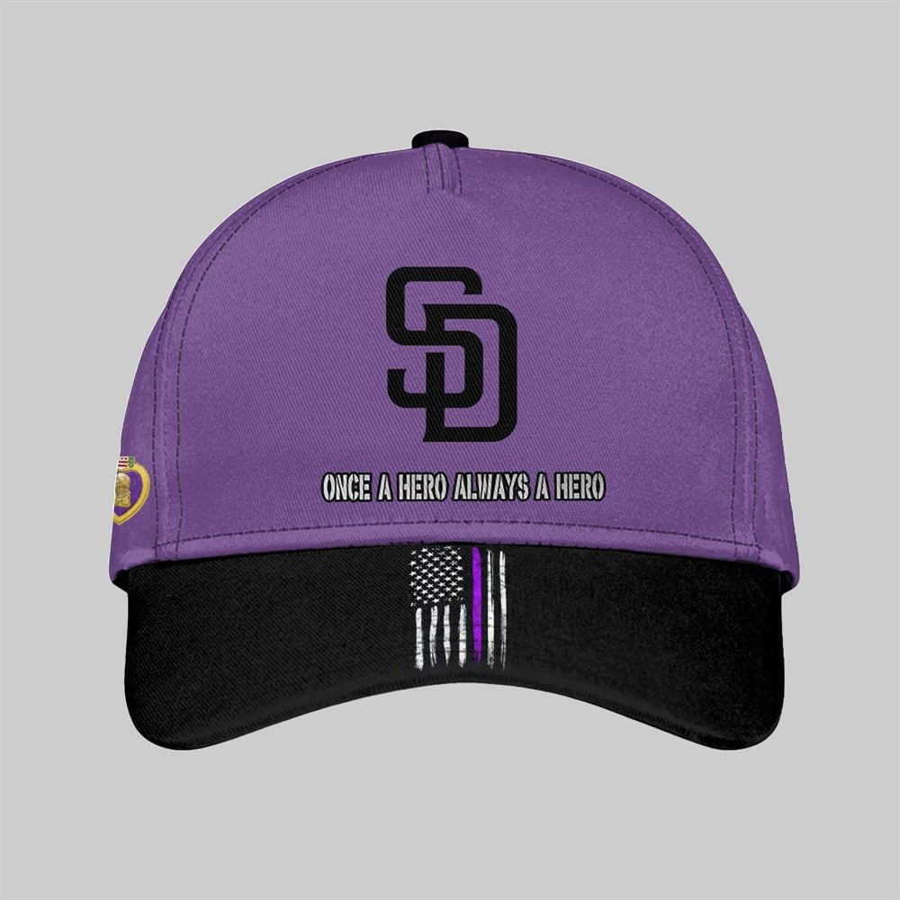 2025 SD Padres National Purple Heart Day Jersey - Grishko.com