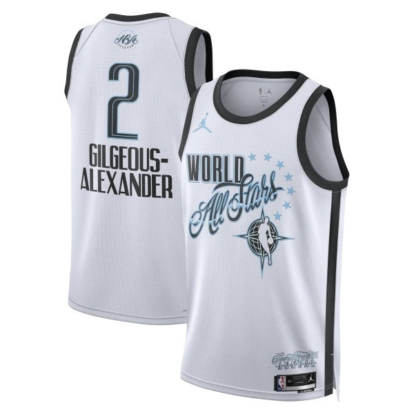 2026 All-Star #2 Shai Gilgeous-Alexander Game Swingman Jersey - White (2)_conew1