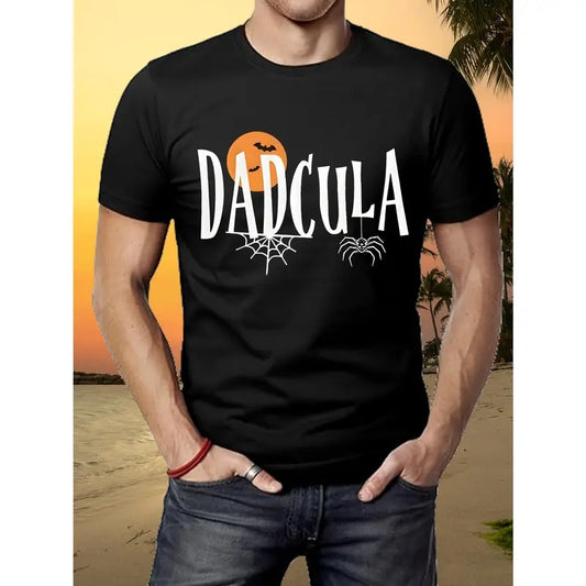 220g Deady Tee Halloween T-Shirt for Men - Comfortable, Funny Dadcula Shirt for Halloween - Soft, Breathable, and Durable Mens Halloween Shirt with Unique Design Made in USA