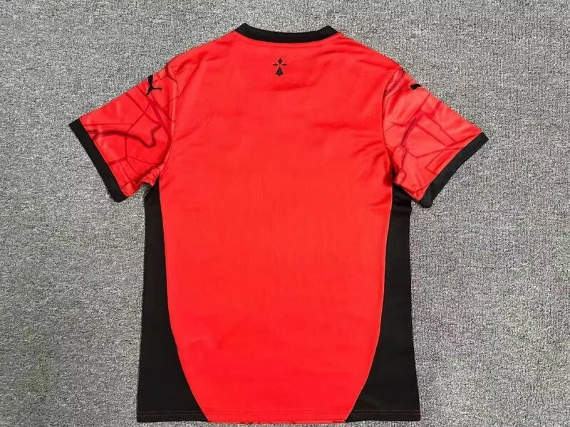 24-25 stade rennais home soccer jersey size s-2xl Style 1