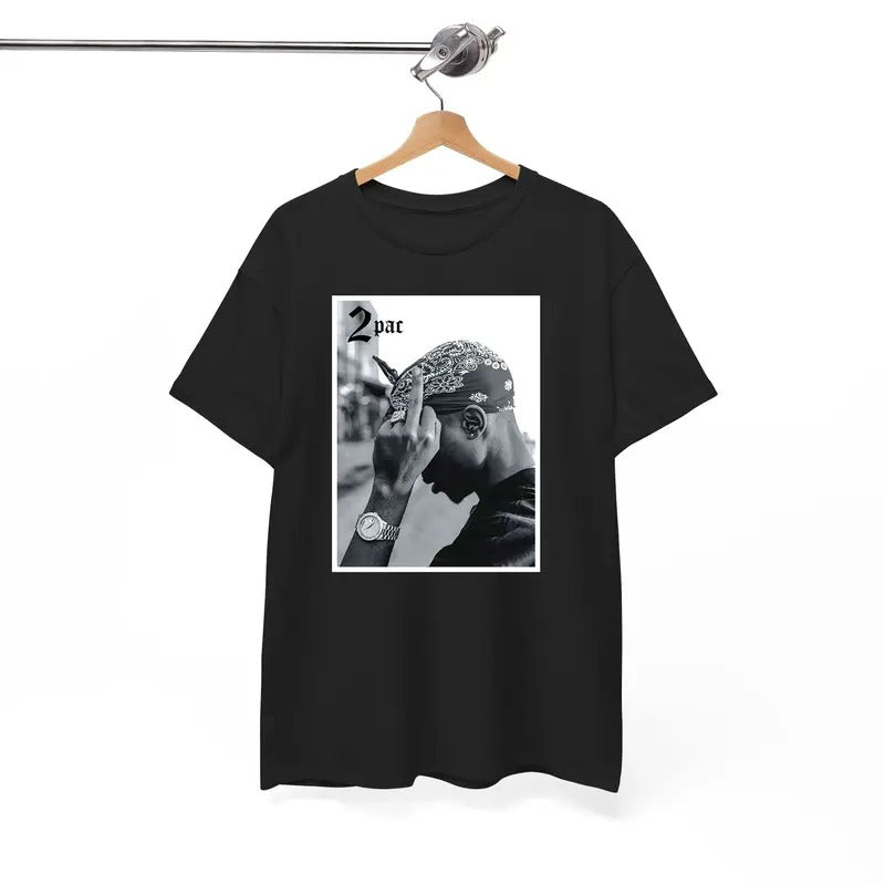 2PAC Rapper Tshirt, Hip Hop Legends and Pioneers Tee, Gift For Fan, 90s Hip Hop, 2PAC02