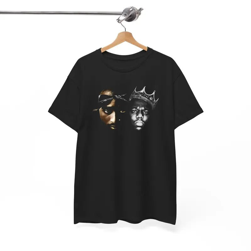2PAC vs Biggie Shirt, Rapper Tshirt, Hip Hop Legends and Pioneers Tee, Gift For Fan