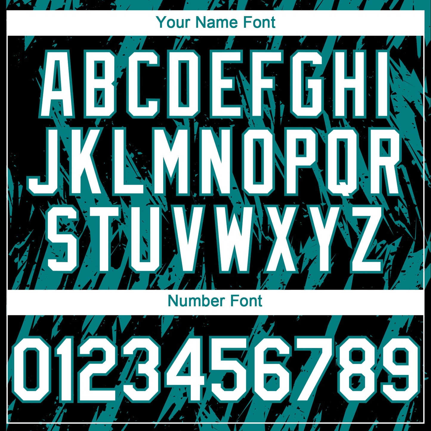 Custom Black White-Teal Splatter Torn Sharp Brush Stroke Authentic Baseball Jersey