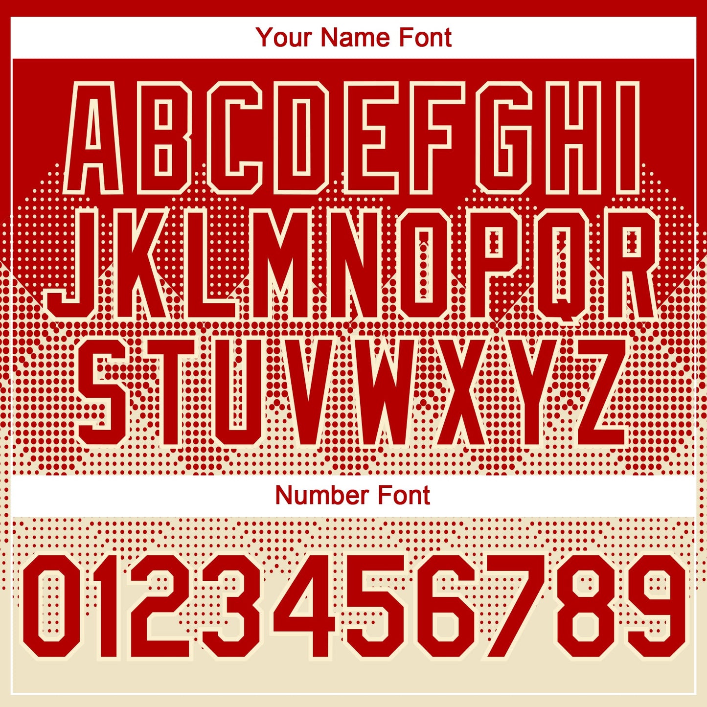 Custom Red Cream 3D Gradient Square Shape Authentic Baseball Jersey