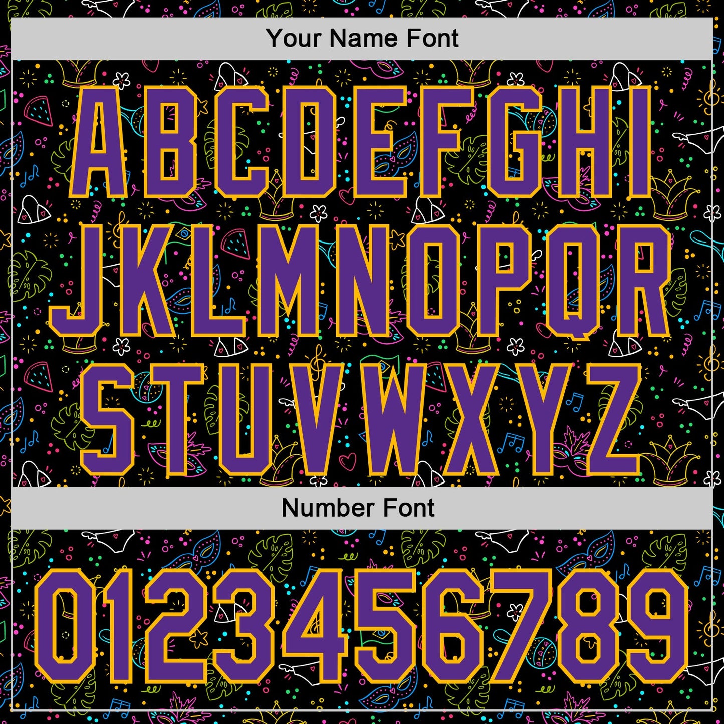 Custom Black Purple-Gold 3D Pattern Design Mardi Gras Shrove Tuesday Authentic Baseball Jersey