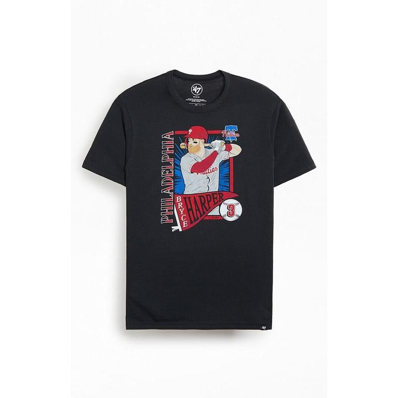 47 Brand Men's Phillies Bryce Harper T-Shirt - Multicolor Hoodie, Sweatshirt | WearSparks.com