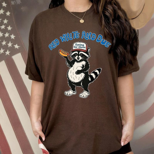 4th of July Pregnancy Shirt for Twins Funny Maternity Tee Red White and Due Twin Baby Announcement Shirt American Mama Patriotic Mom To Be