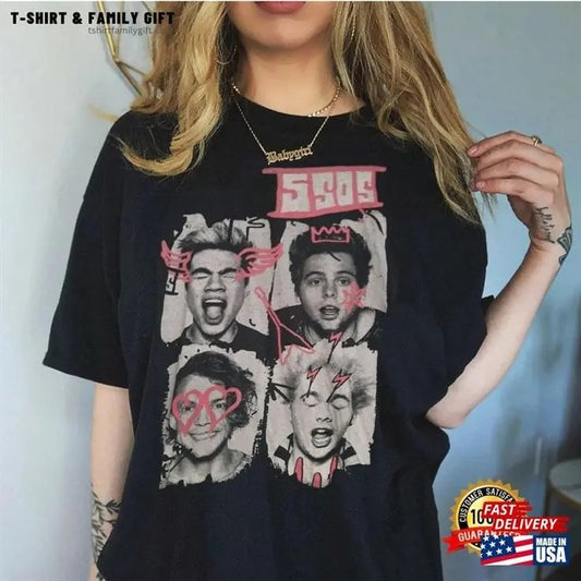 5 Second Of Summer Shirt 5Sos World Tour 2023 Seconds Shirt