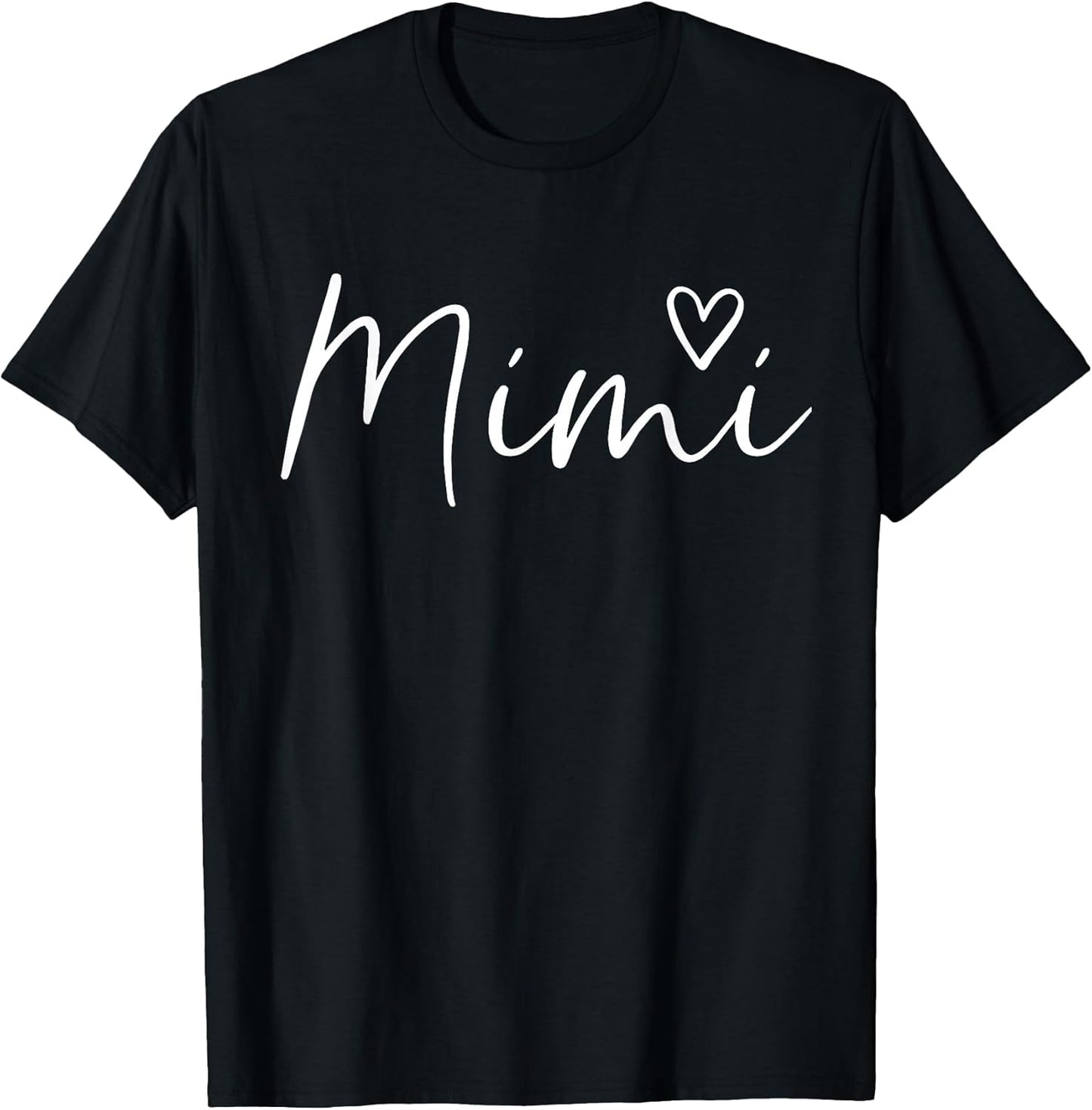 Mimi Gifts for Women Grandma Heart Mother's Day Mimi T-Shirt