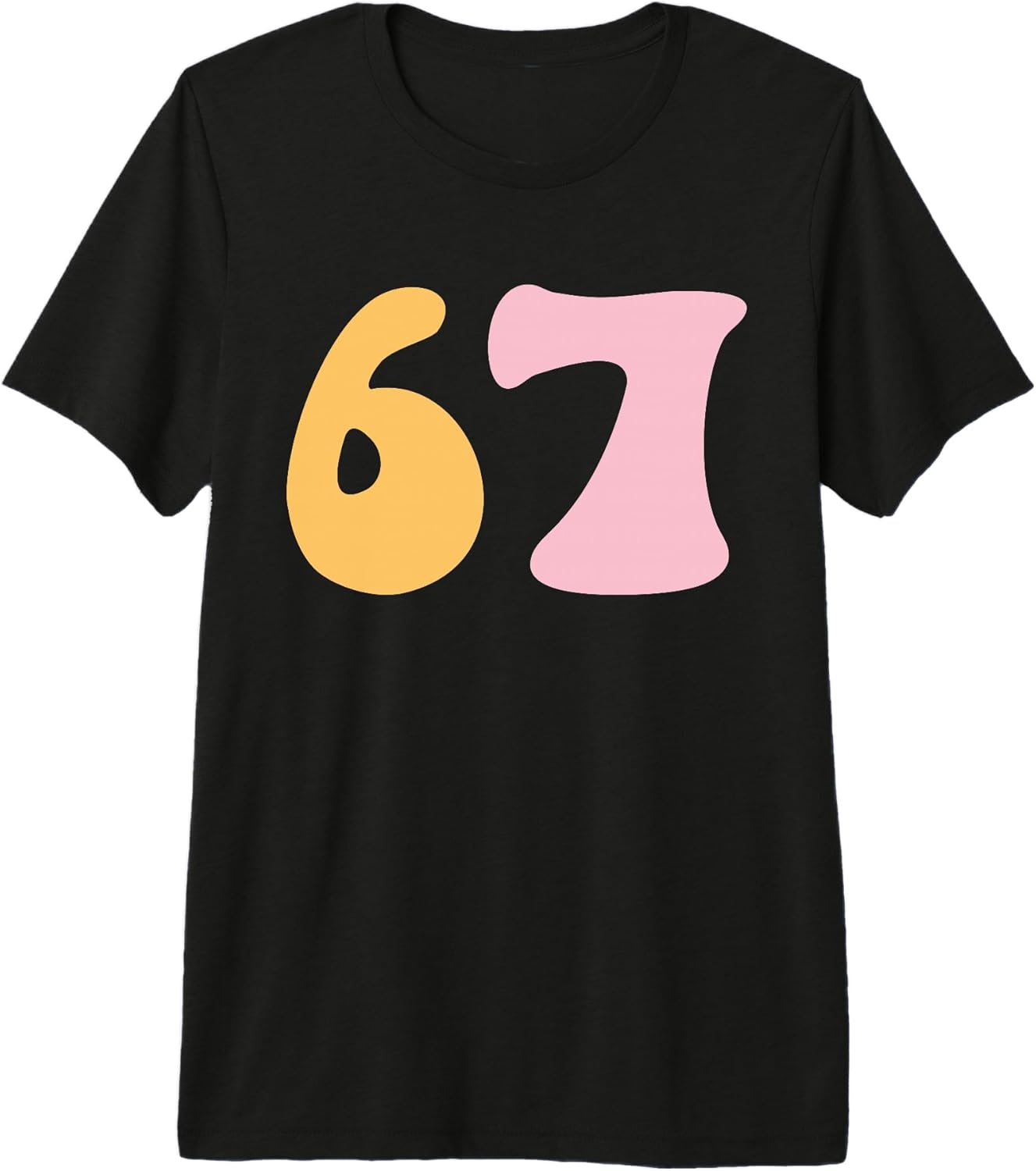 Groovy Retro Number Graphic Art Studio