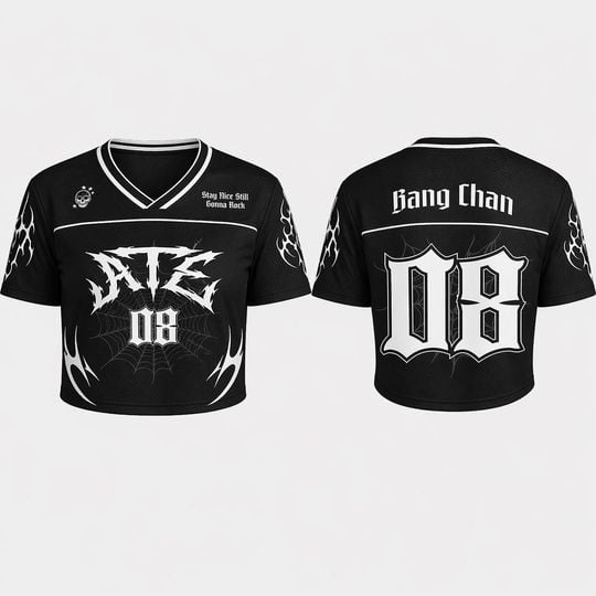 Stray Kids ATE Crop Top Jersey | Kpop Concert Streetwear | All Members Available (choose members),