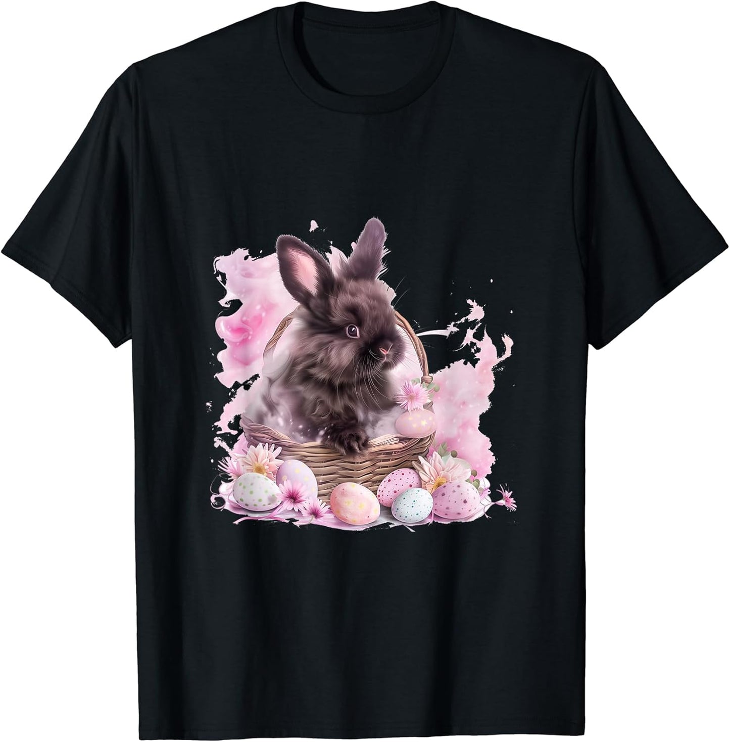 Cute Pastel Eggs Easter Bunny T-Shirt