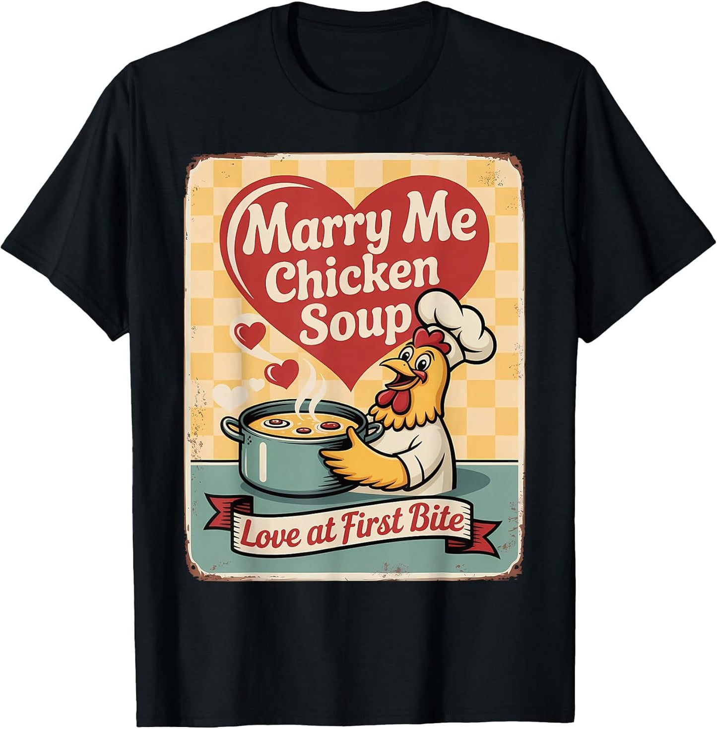 Marry Me Chicken Soup Lover Retro Merch.