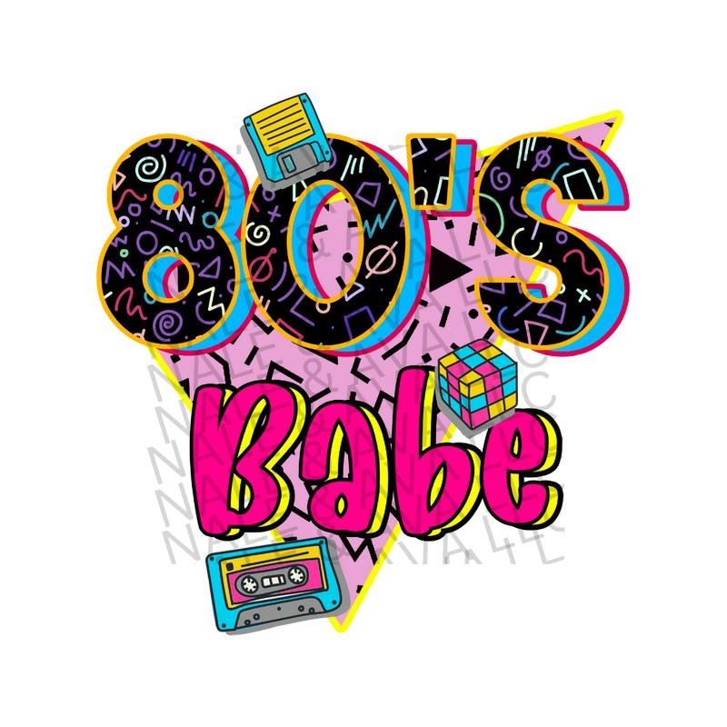 80's Babe DTF Transfer