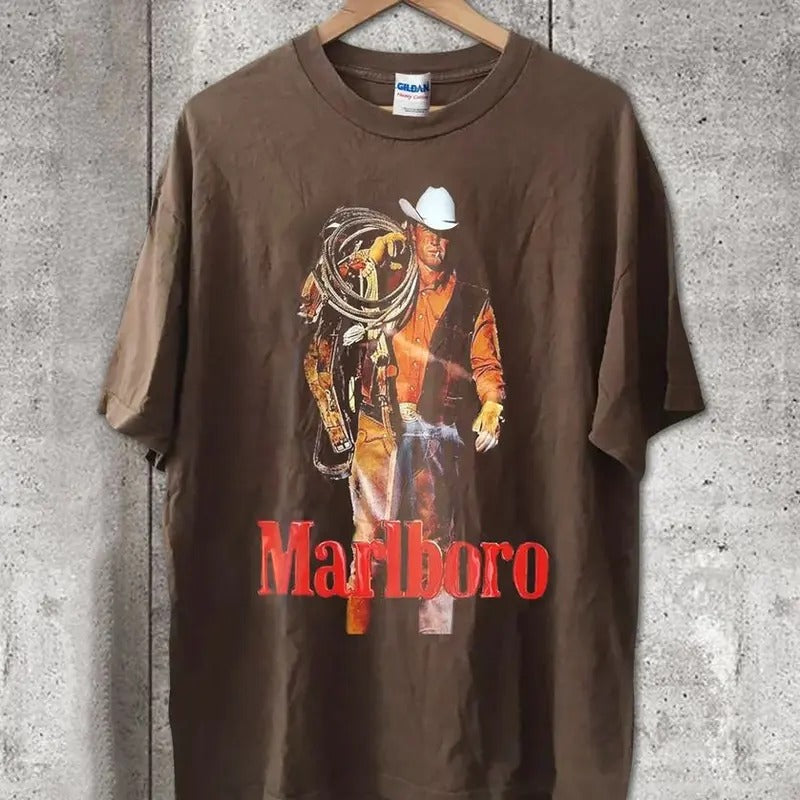 80 vintage Marlboro Cowboy shirt  T-shirt, sweater and Hoodie