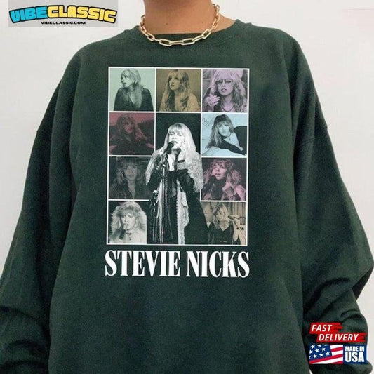 90S Stevie Nicks Unisex Sweatshirt Graphic Music Tour 2024 Sweatshirt Classic
