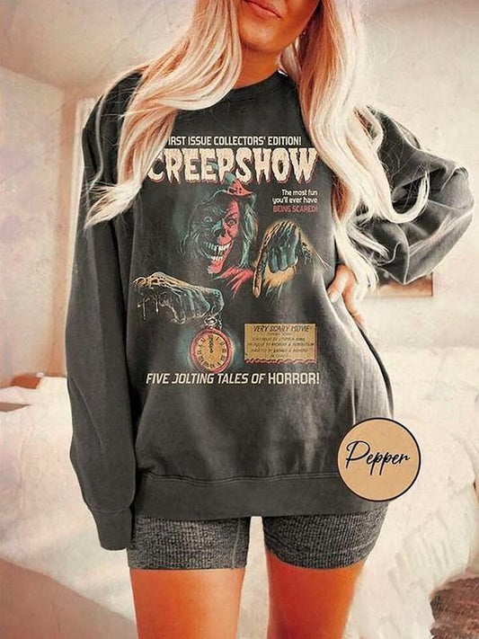 90s Creep Show Shirt, Horror Movie Sweater, Vintage Halloween Sweatshirt, Summerween Merch, Ghostface Sweatshirt, Horror Movies Shirt, Horror Fan Merch