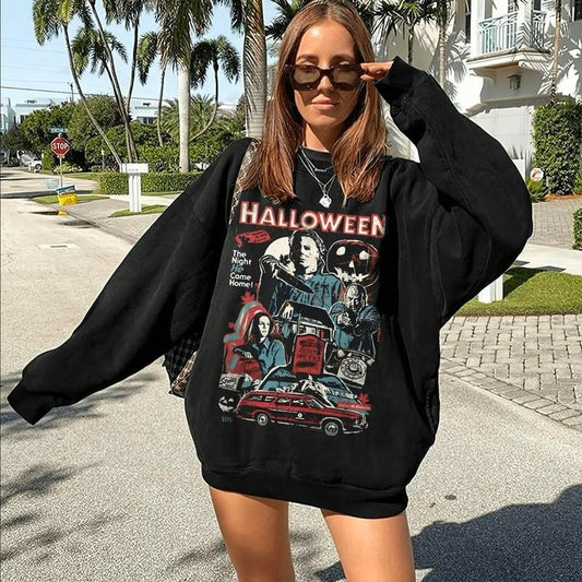 90s Horror Movie Shirt, Retro Halloween Sweatshirt, Michael Myers Shirt, Horror Fan Bundel, Spookydoodles Shirt, Halloweentown Tee, 13th Shirt, Crystal Lake Tee, Horror Movie Characters Sweatshirt