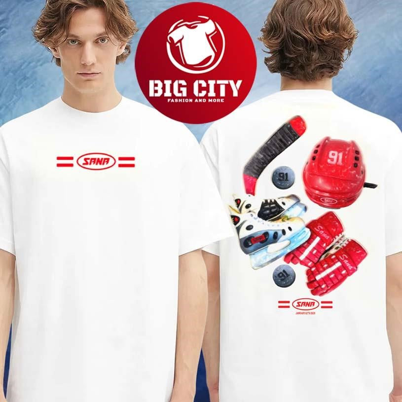 91 Tribute X Sana Detroit Legacy 91 Watercolor Two Sided Shirt