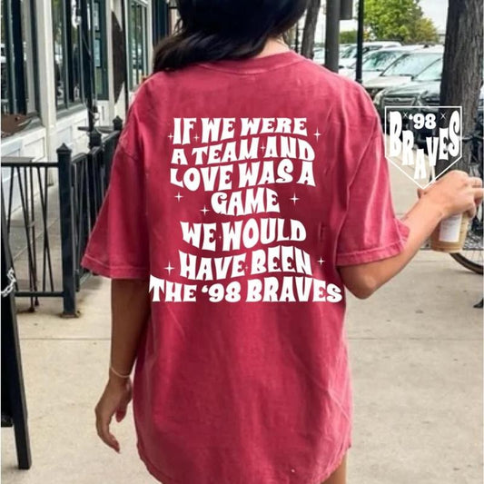 '98 Braves Shirt, Men's Short Sleeve Tee, Classic Atlanta Braves Graphic, Vintage Baseball Apparel 29HFK