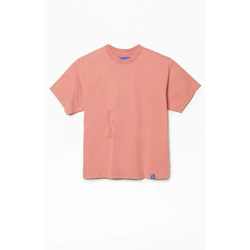 A.R.C. Men's Red Vintage Wash Heavyweight Cropped Boxy T-Shirt