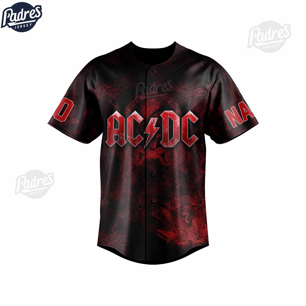 ACDC Anniversary Custom Baseball Jersey Style - Padres Jersey Oasis: Elevate Your Baseball Style Game