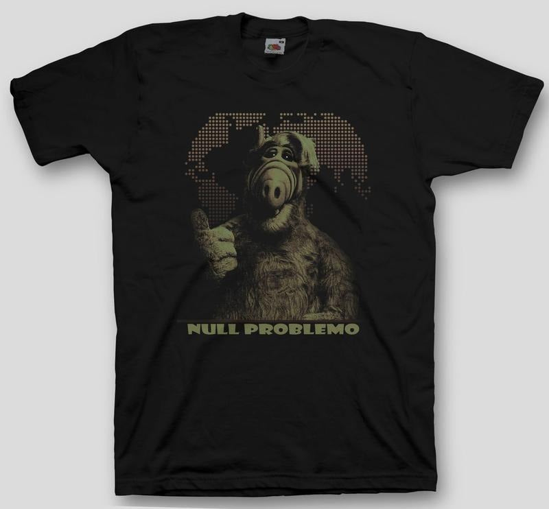ALF TV Movie T-Shirt retro tv classic Menswear Top
