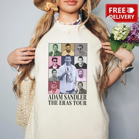 Adam Sandler The Eras Tour Unisex T-Shirt, Adam Sandler Sweatshirt, Adam Sandler Tee, Adam Sandler Fan Gift Top Womenswear