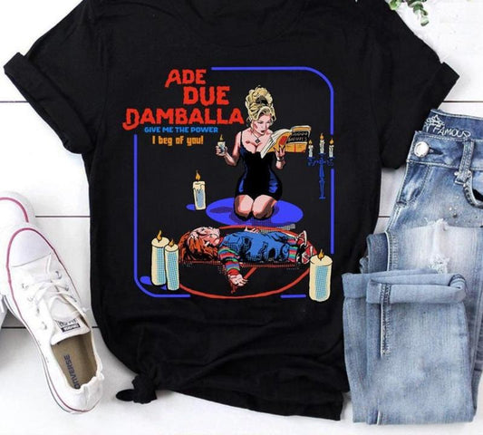 Ade Due Damballa Bride Of Chucky Essential TShirt, Chucky Shirt, Bride Of Chucky Shirt, Horror Movie Character t-Shirt, Halloween Shirt